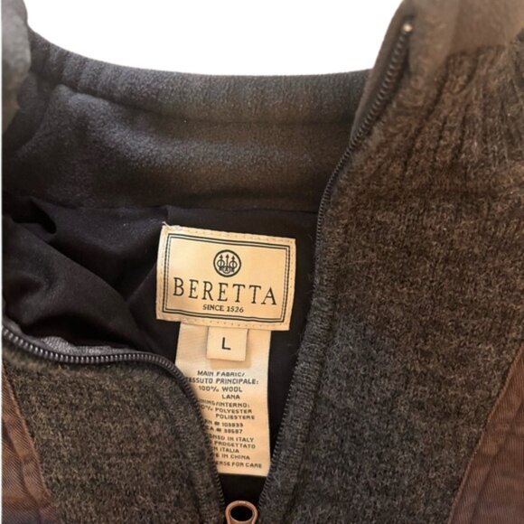 Men's Beretta Quarter Zip Sweater - Picture 2 of 4